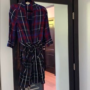 L’agence plaid shirt dress